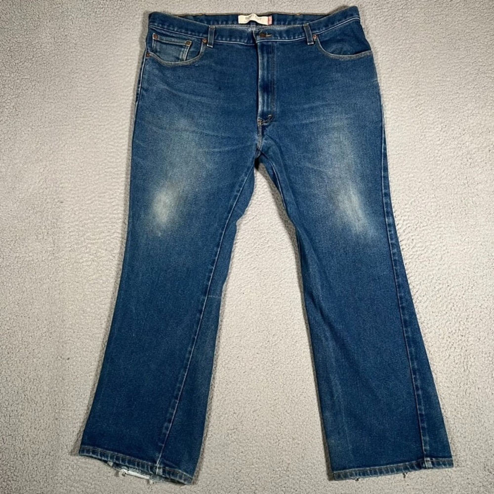 Levis Jeans Mens 40x30 Blue‎ Vintage 517 Bootcut Denim Cowboy Rodeo Workwear